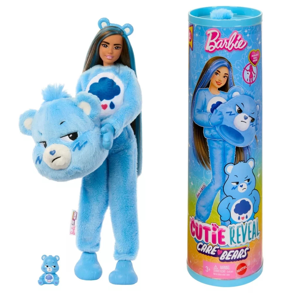 Papusa Barbie Cutie Reveal Care Bears, albastru / 1