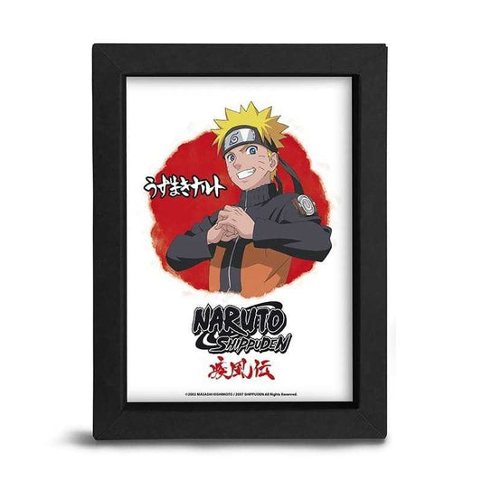 Naruto Shippuden -  Black Kraft frames 15*20 - asst - Asian Art  x20
