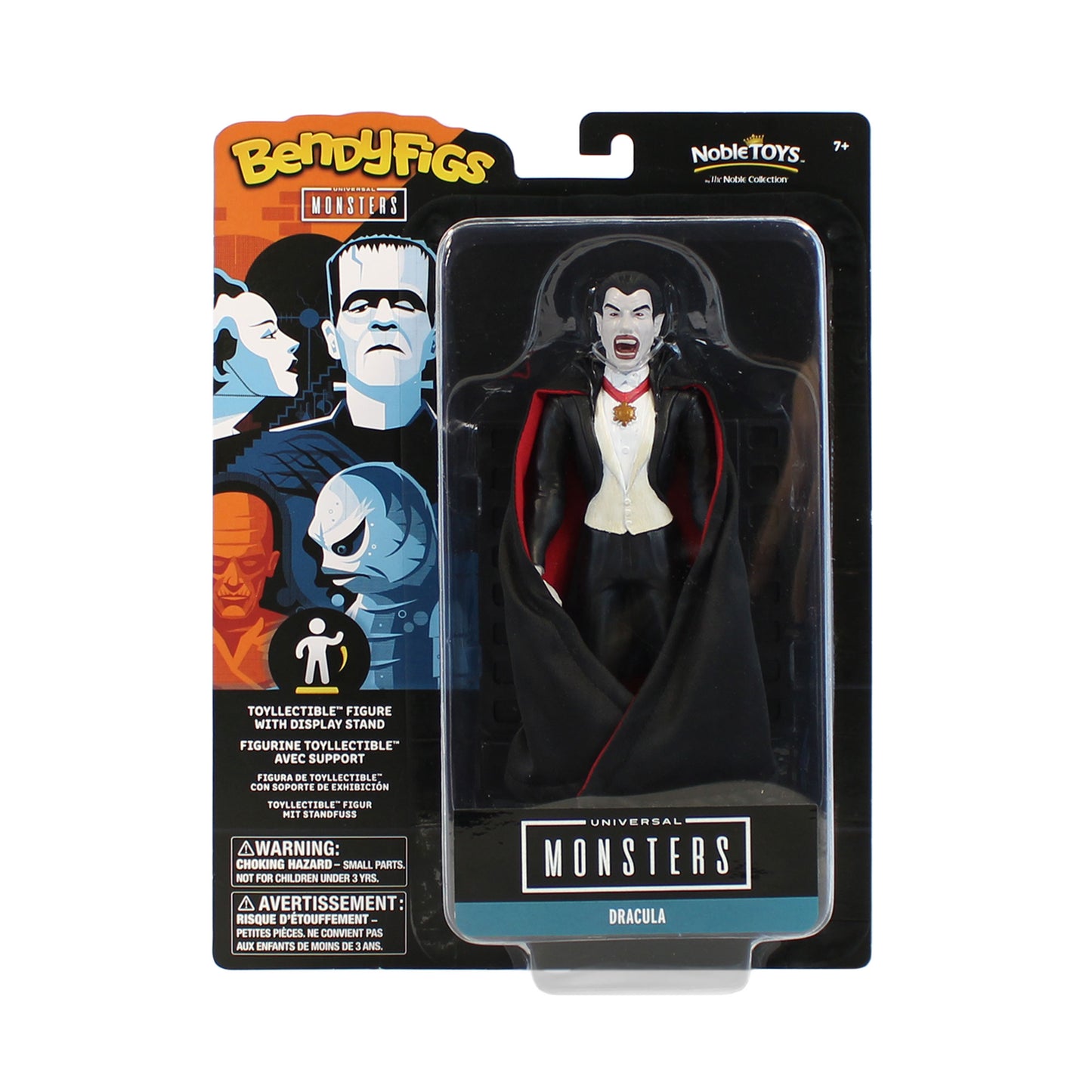 Figurina de colectie Bendyfigs Monsters - Dracula 19 cm