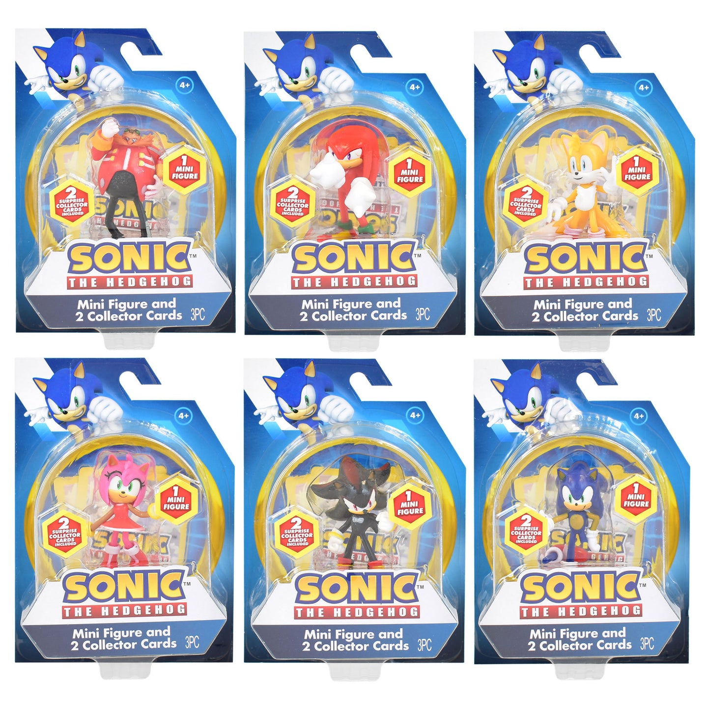 ZZZ FC Sonic Mini Figure and 2 Collector Cards - asortat