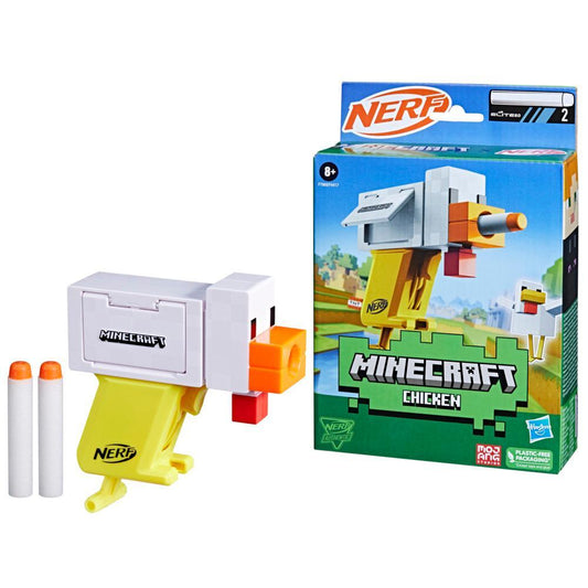 Nerf Minecraft Microshots Chicken Blaster / 6