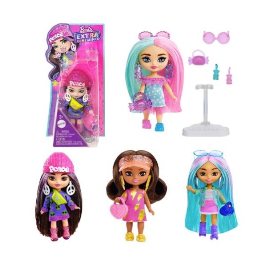Papusa Barbie Extra Mini Minis - asortat / 4