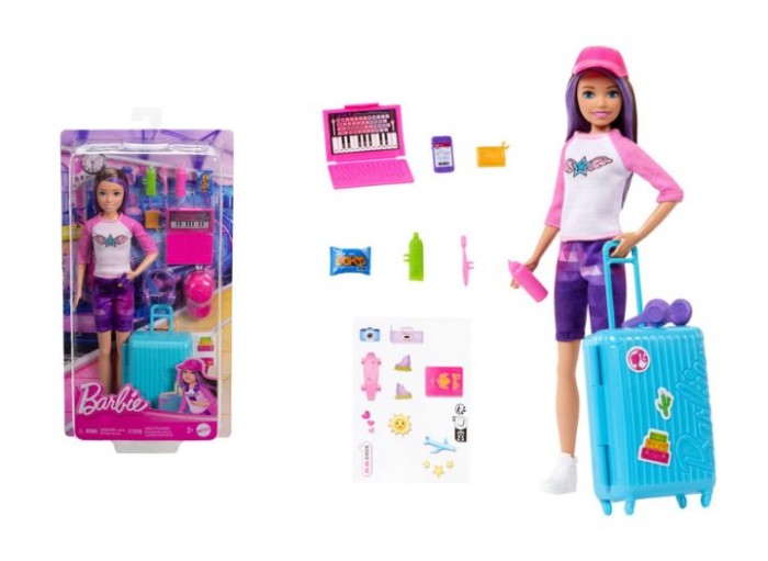 Barbie Papusa Skipper calatoare cu accesorii