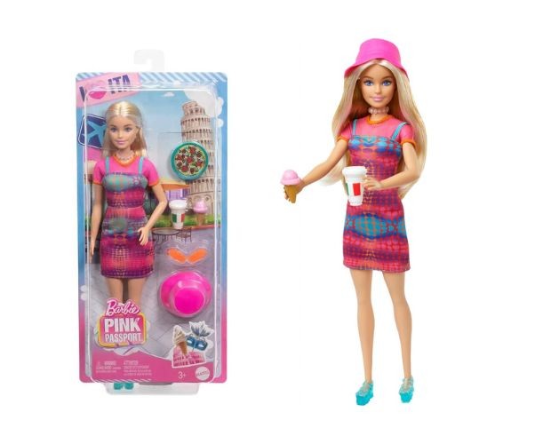 Papusa Barbie Pink Passport Calatorie in Italia / 5