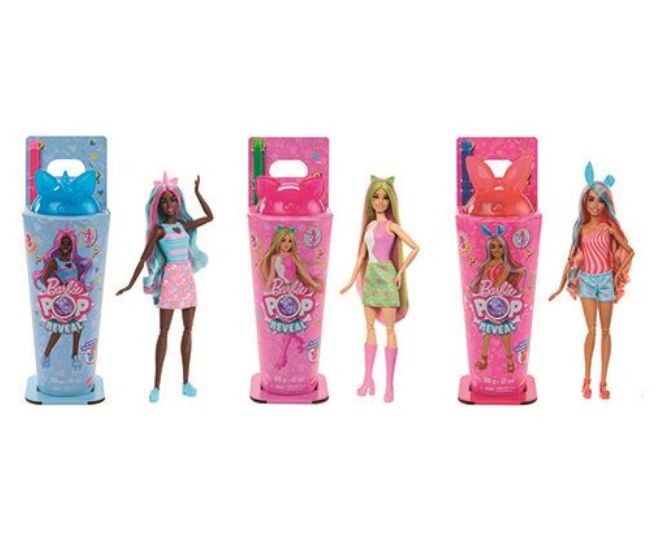Papusa Barbie Pop Reveal  Shake Series, asst. / 4