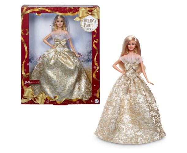 Papusa Barbie Holiday 2025, blonda / 3