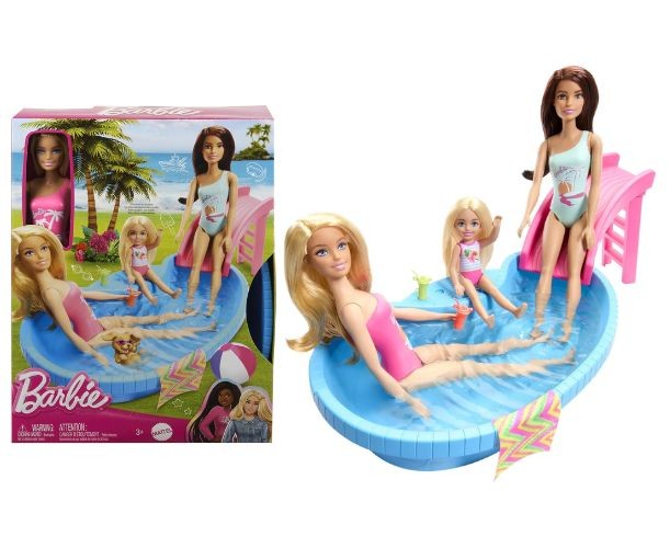 Piscina lui Barbie cu papusa / 4