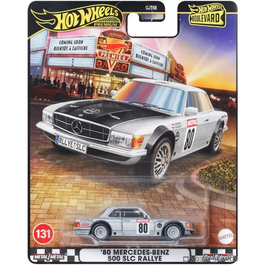 Hot Wheels Premium Boulevard '80 Mercedes-Benz 500 SLC Rallye
