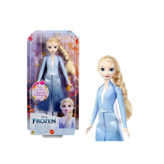 Disney Frozen - Papusa Elsa care canta, 30 cm / 4
