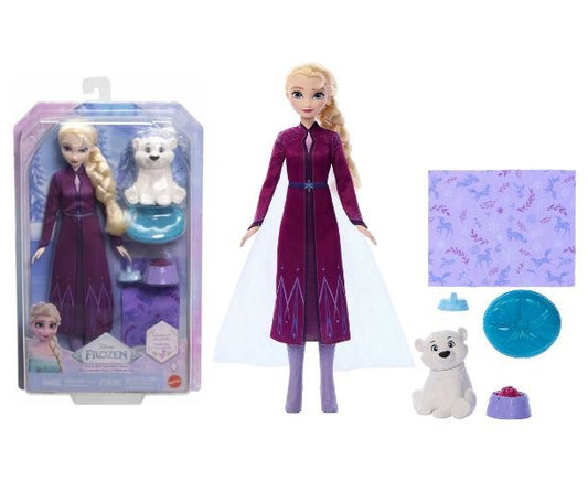 Papusa Disney Frozen Elsa & Baby Bear