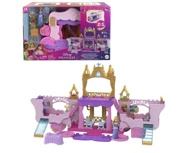 Disney Princess 2 in 1 - Set transformabil Trasura in castel / 2
