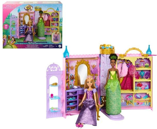Set Portabil Garderoba Disney Princess cu 25 accesorii / 2