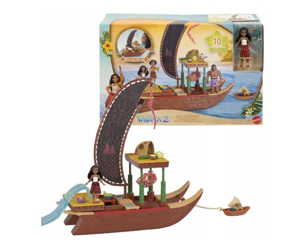 Disney Vaiana's Adventure - Barca cu papusa / 2