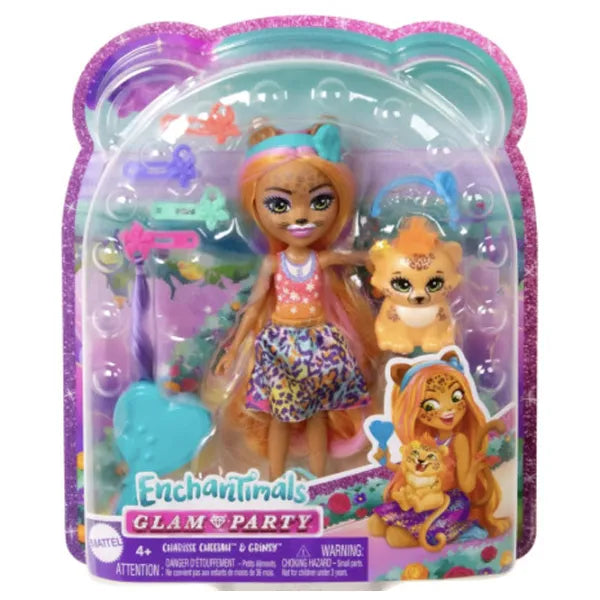 Papusa Enchantimals Charisse Cheetah & Grinsy / 4