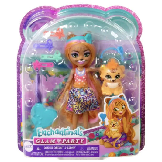 Papusa Enchantimals Charisse Cheetah & Grinsy / 4