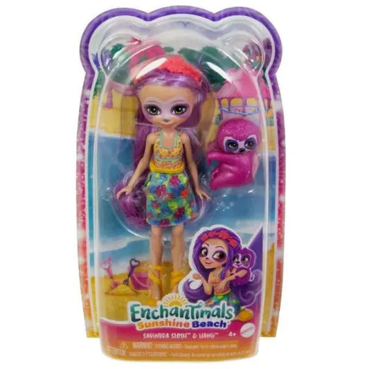 Papusa Enchantimals Sabrina Sloth & Hang / 8