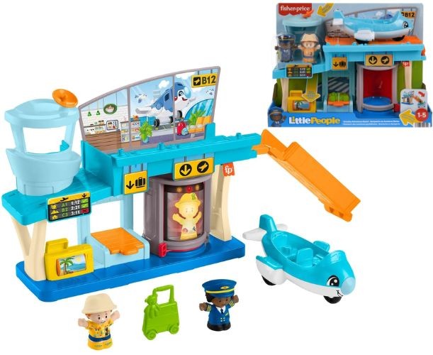 Fisher-price Little people Set Aeroport cu figurine / 2