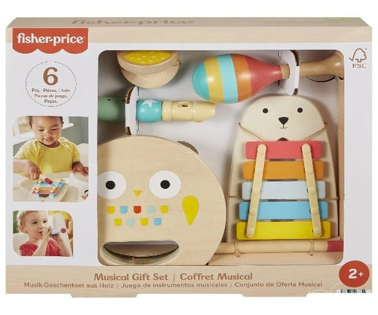 Set instrumente muzicale de jucarie Fisher Price, 6 piese / 4