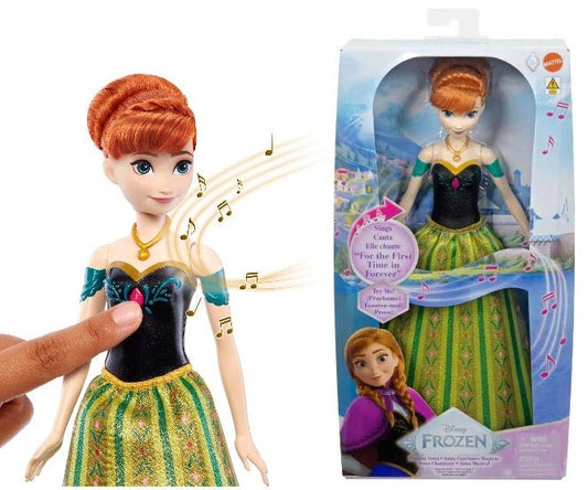 Papusa Anna care canta Disney Frozen, 30 cm / 4
