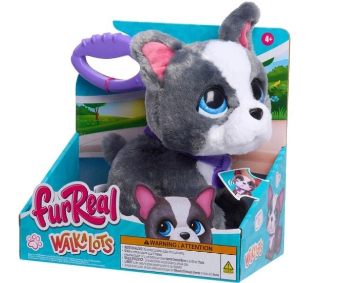 Fur Real Walkalots Jucarie interactiva - Buldog Francez / 2
