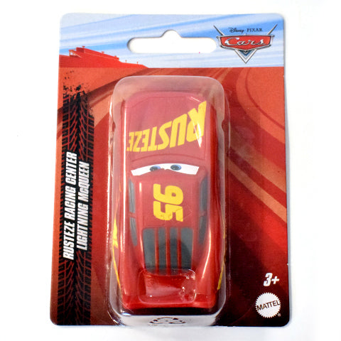 Masinuta Cars plastic,1:55 - Rustez Racing Center Lightning McQueen