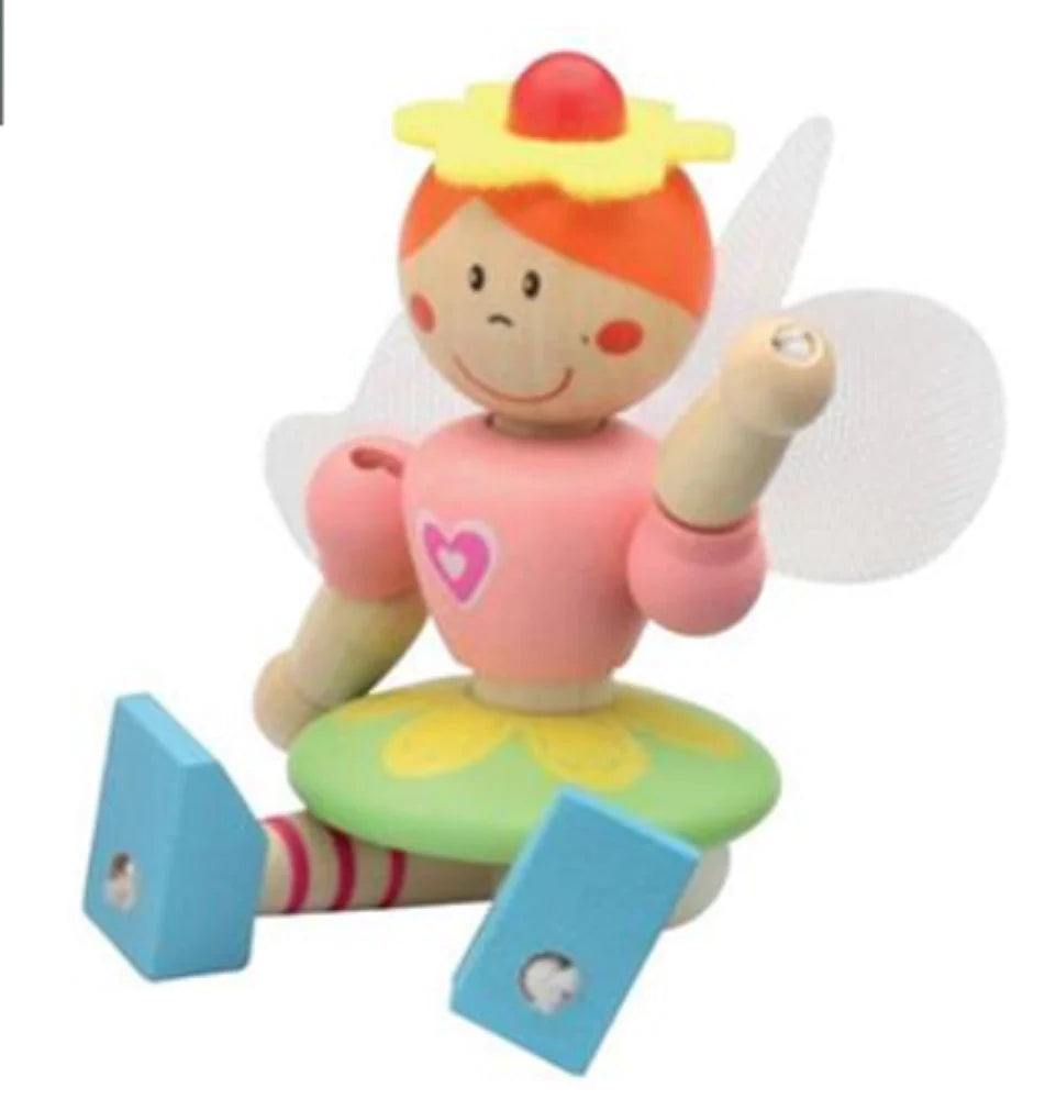 Wood Flexy Fairy - Zana flexibila din lemn - 12 cm / 12