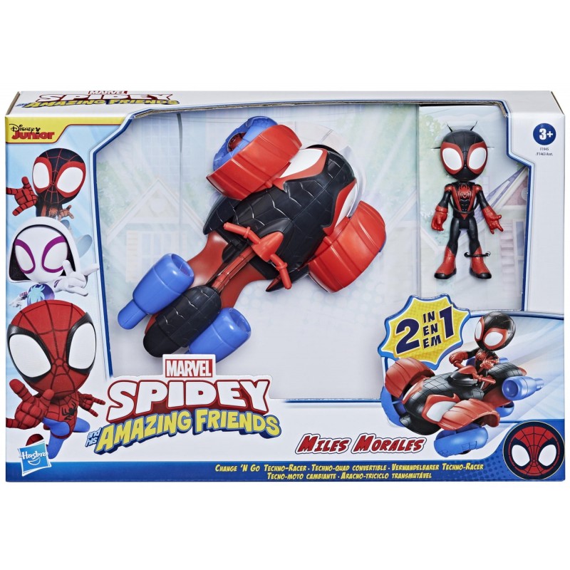 Spidey Prietenii Extraordinari - Set Vehicul Si Figurina Miles Morales / 1