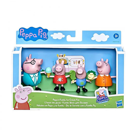 Peppa Pig Familia 4 figurine - Ice Cream Fun