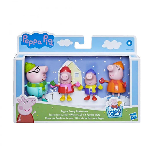 Peppa Pig Familia 4 figurine - Wintertime