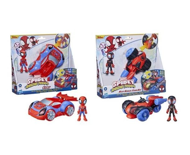 Spidey Prietenii Extraordinari - Spidey + Vehicul - asortat / 3