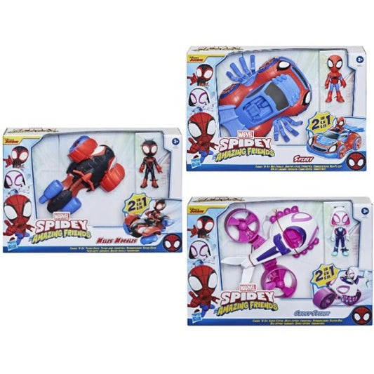 Spidey Prietenii Extraordinari - Set Vehicul Si Figurina asst.
