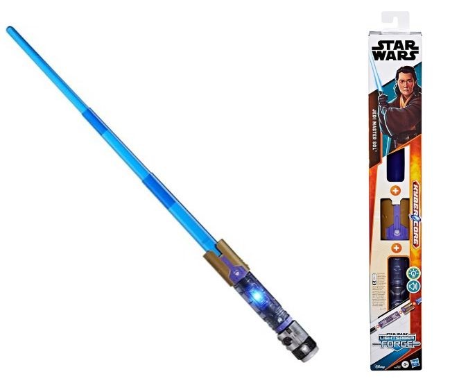Star Wars Sabie Cu Lumini Lightsaber Forge -Jedi Master Sol / 6