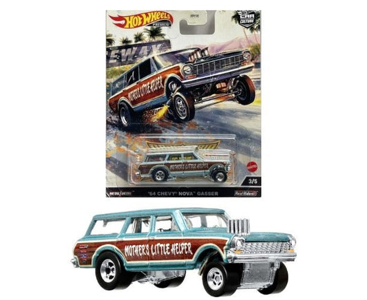 Hot Wheels Drag Strip 64' Chevy Nova Gasser, 1/65 / 10