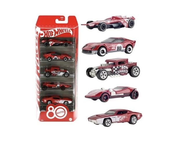 Masinute Hot Wheels 80 Anniversary - 5 buc. / 12