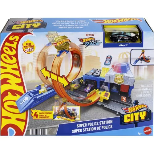 Hot Wheels City Pista Sectie de Politie