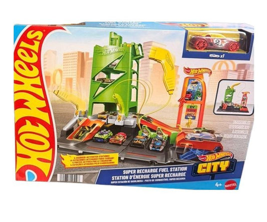 Hot Wheels City Super Recharge Fuel Station