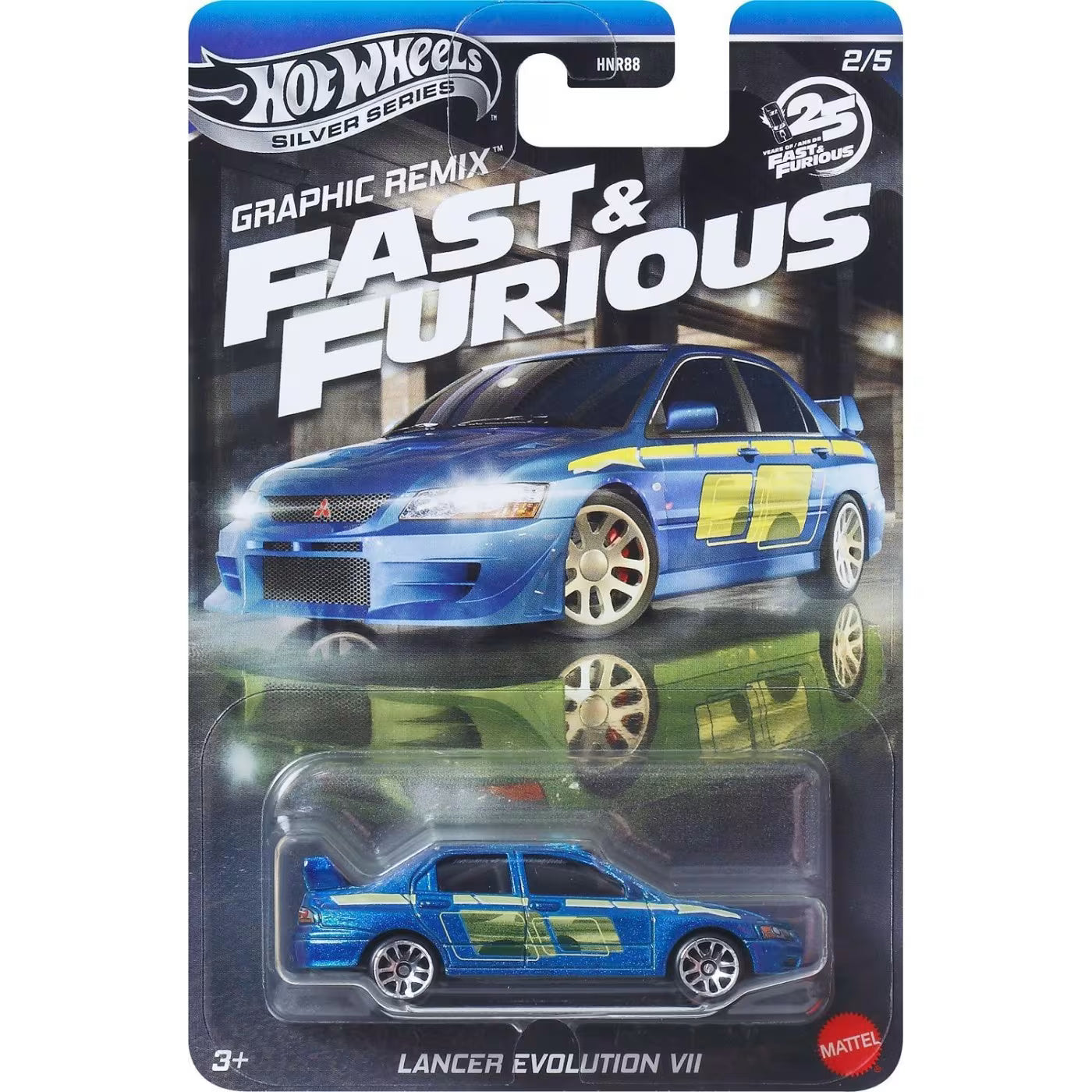Hot Wheels Fast and Furious 1:64 - Mitsubishi Lancer Evolution VII