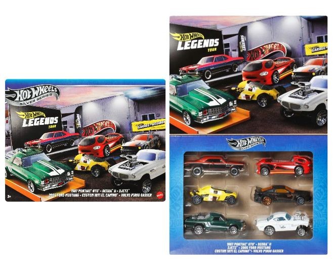 Set 6 masinute Hot Wheels - Silver Series , American Style / 6