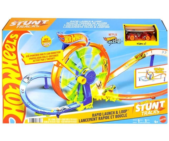 Hot Wheels Stunt Tracks - Cursa Lansare Rapida In Bucla / 3