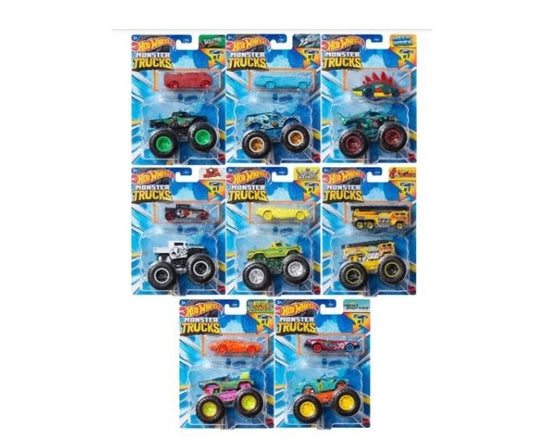 Masinuta Monster Trucks 1:64 - Skeleton Crewpack / 8