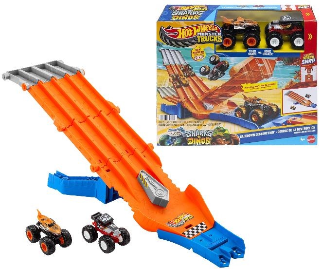 Pista Monster Trucks Racedown Destruction cu 2 masinute / 2