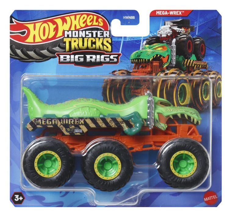 Camion Monster Trucks Big Rigs cu 6 roti - Mega-Wrex