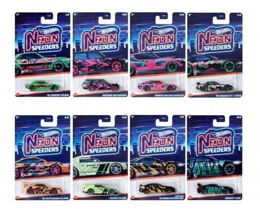 Hot Wheels Masinute Metalice Neon, 1:64, asst. / 10
