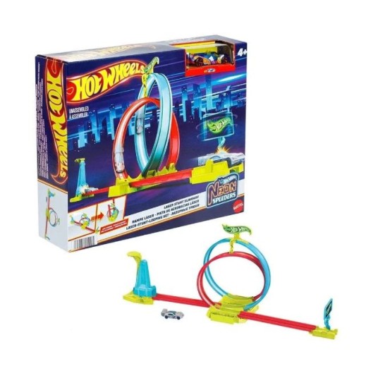 Set de pista Hot Wheels Laser Stunt Slamway / 3