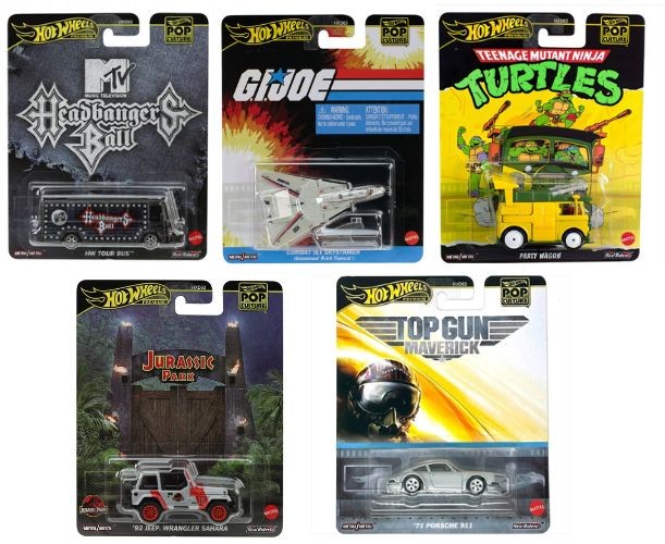 Hot Wheels Pop Culture 1.64, asst. / 10