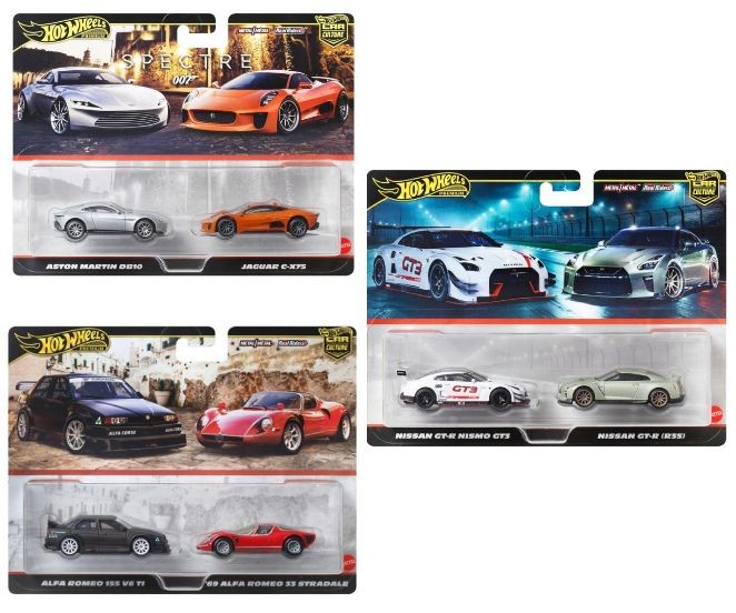 Set 2 masini Hot Wheels Premium Car Culture, 1:64, asst.