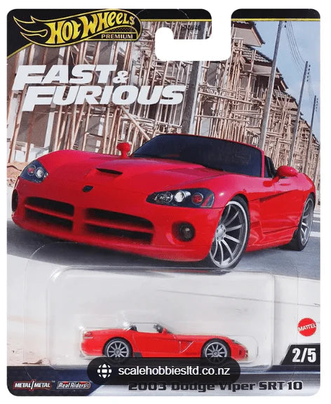 Hot Wheels Fast and Furious 1:64 - 2003 Dodge Charger Viper SRT10