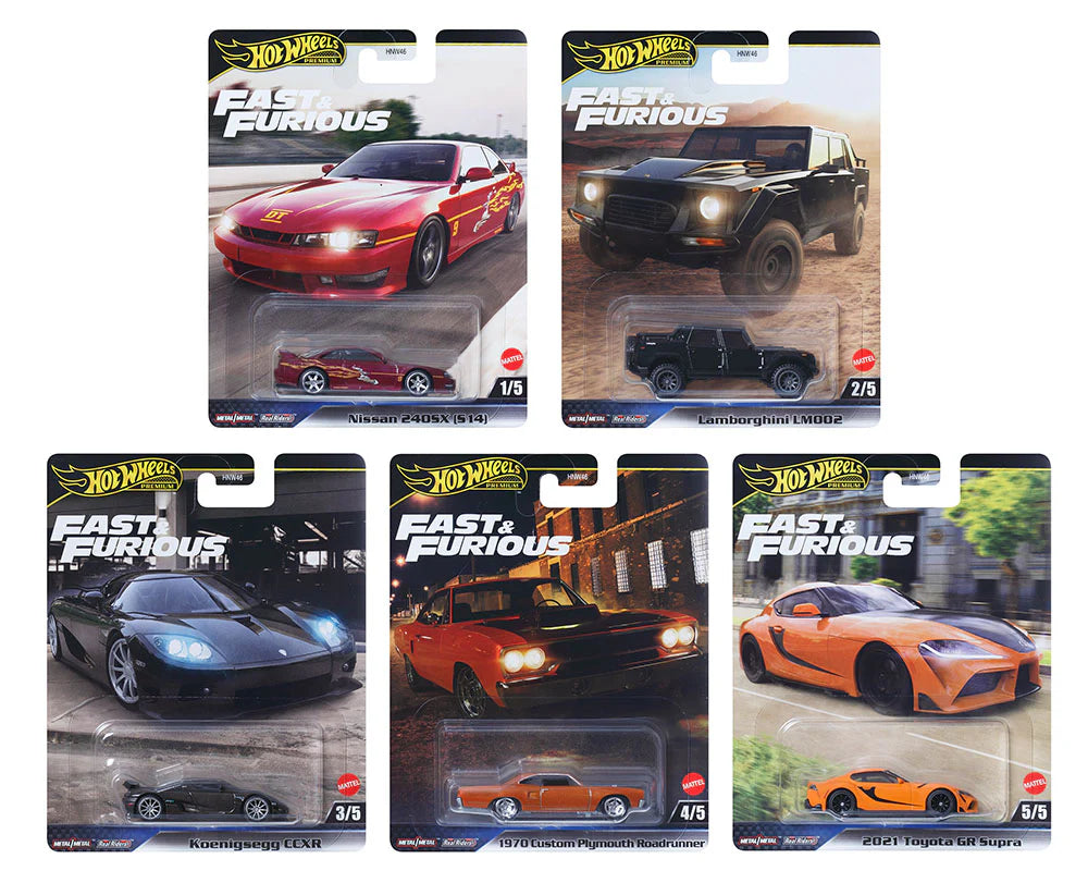 Masinuta Hot Wheels Fast and Furious 1:64, asst. / 10