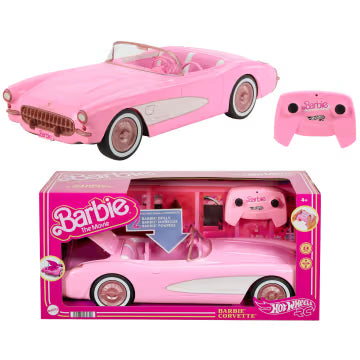 Masina Barbie RC Hot Wheels - Corvette / 1