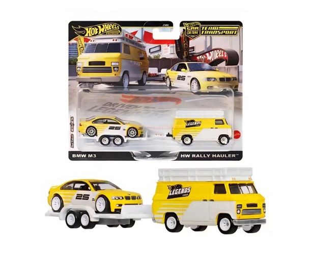 Hot Wheels Team Transport Rally Hauler si BMW M3